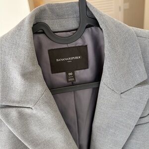 Banana Republic Light Gray Blazer